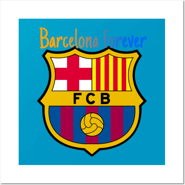 Barcelona fans Wall Art by Superboydesign